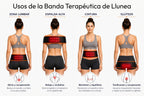 Usos de la Banda Llunea: zona lumbar, espalda alta, cintura y glúteos